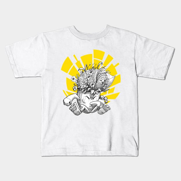 Eepê - Bouquet Kids T-Shirt by Franklin Silva Art